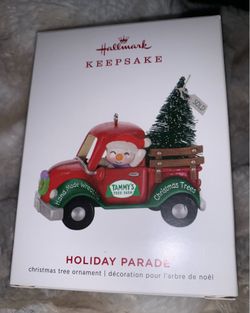 Hallmark Holiday Parade Ornament 2019 signed by Artist, Tammy Haddix NIB