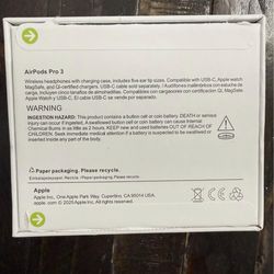 🔥 Apple AirPods Pro 3 (2025 Model) - Sealed