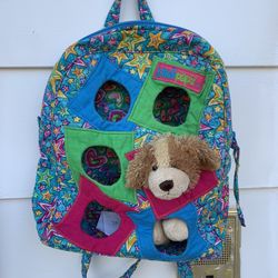 Webkinz stuffed animal backpack