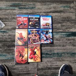 Spiderman PS4 Games And Dvd Movies