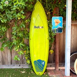 6’8 Baton R Midlength Surfboard Fun Board (not Channel Islands Torq NSP Egg Longboard Soft Top Catch Surf Fish Ci Mid)