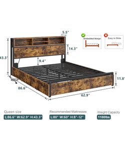 Brand New Queen bed Frame , Delivery Available