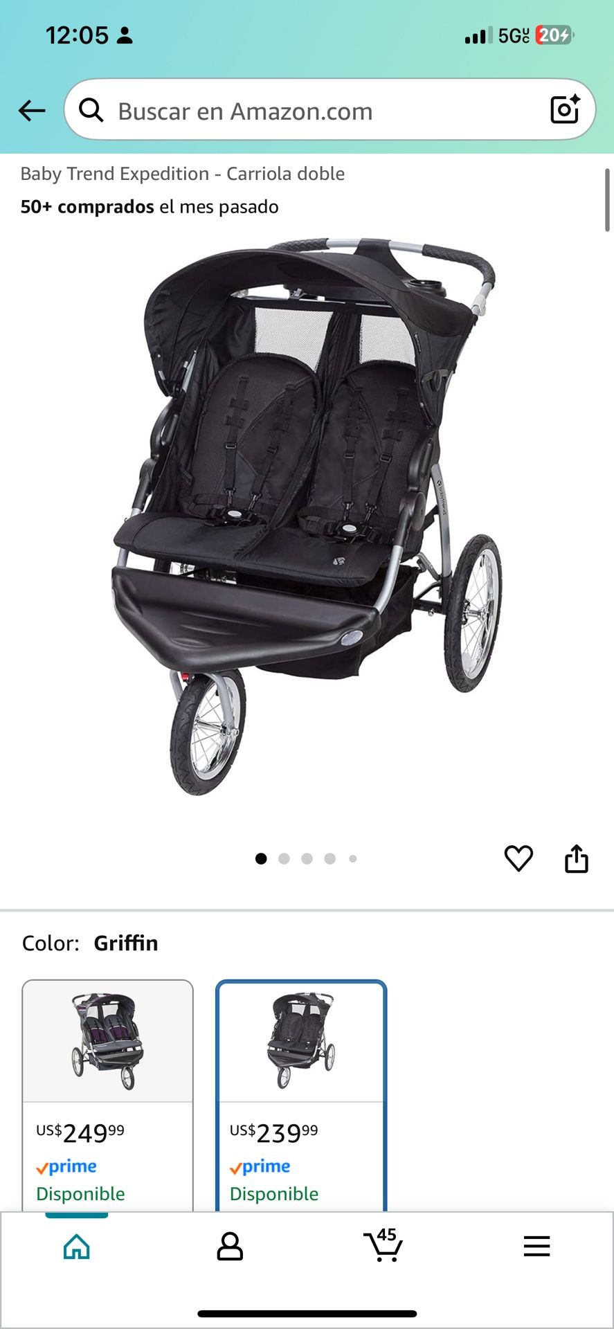 Baby trend Double Stroller!! 
