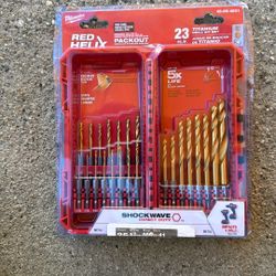 Milwaukee SHOCKWAVE IMPACT DUTY Titanium Twist Drill Bit Set (23-Piece