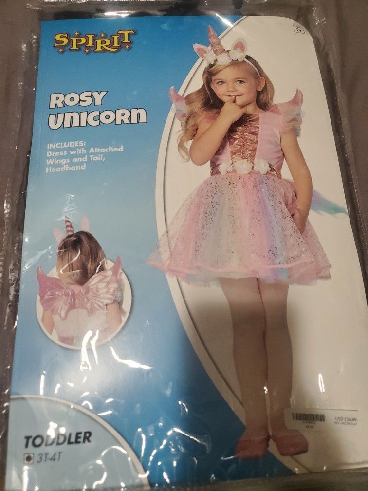 Rosy Unicorn Costume