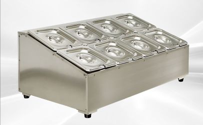 8 container 1-6 seasoning box condiment station CS16-8