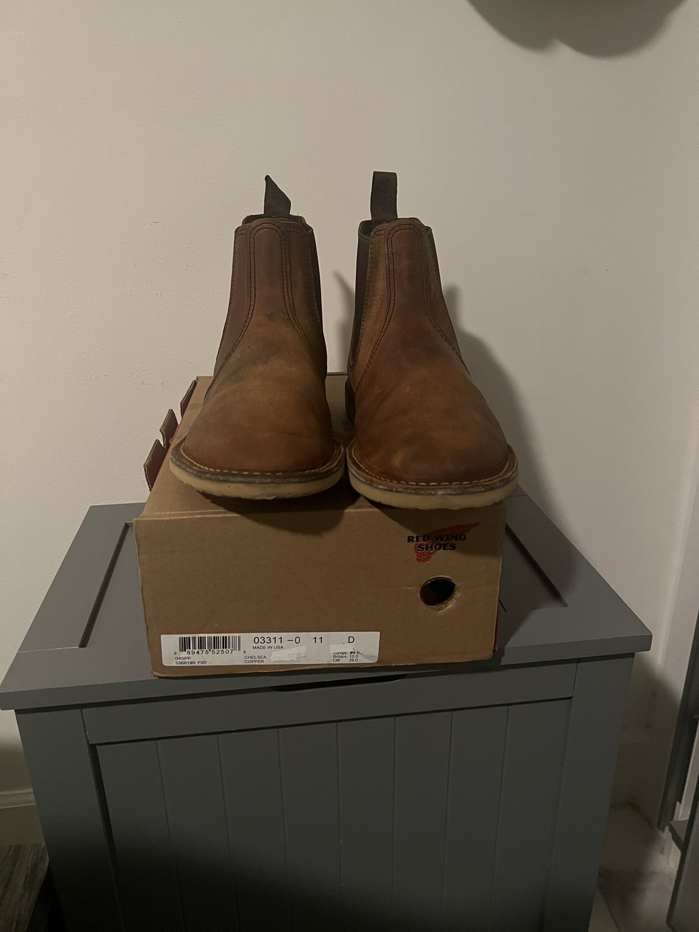  Red Wing Shoes Chelsea Copper Size 11 Slightly Used 