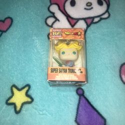 Super Saiyan Trunks Funko Pop Figurine Keychain