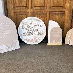 Boho Wedding Display Decor