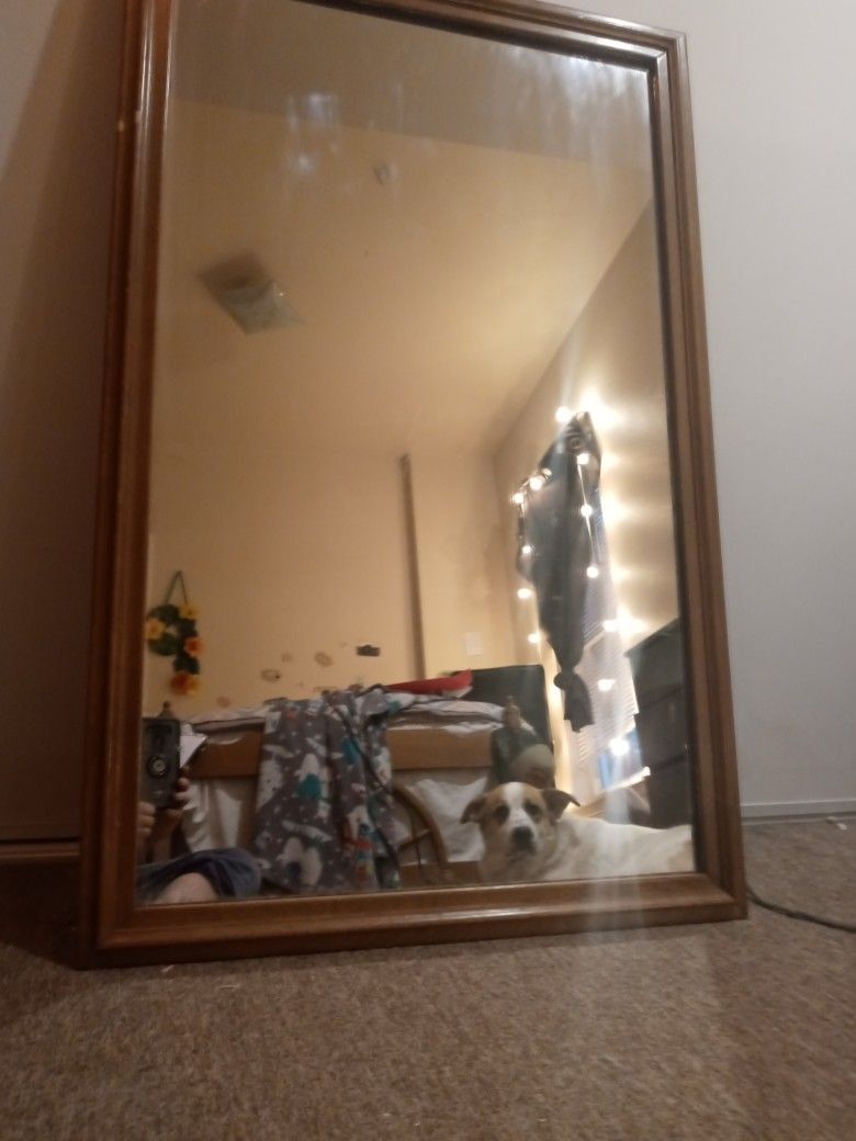 Large Framed Mirror