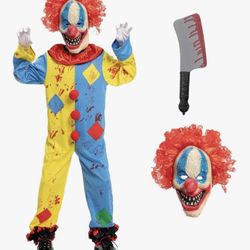 Clown Costume 🤡 (Size: 10-12yrs)