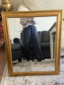 Gold Frame Mirror