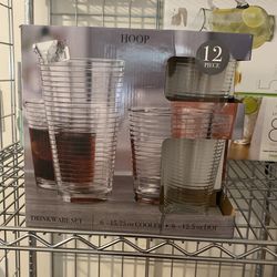 Drink Ware 6 Large And 6 Small Glass