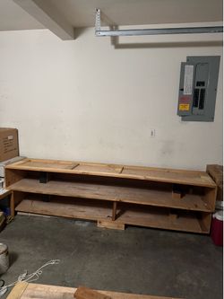 Wooden shelf