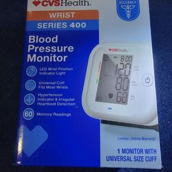 Wrist Blood Pressure Monitor Lcd New