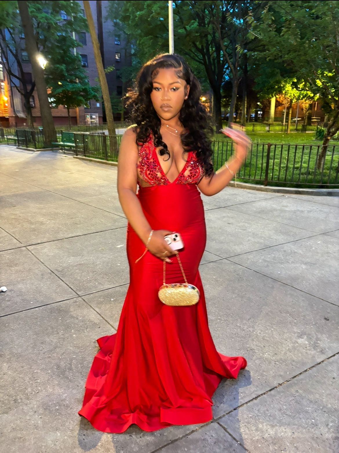 Red Elegant Gown