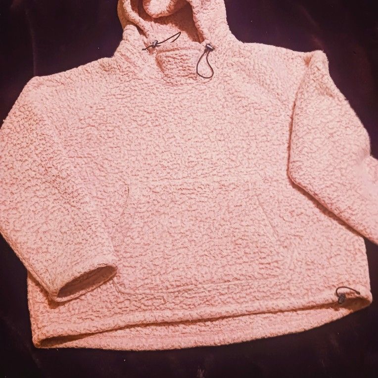 Pink By V. S.  SHERPA Pullover Hoodie