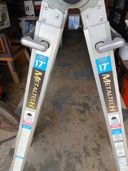 MetalTech 17 Foot Telescoping Multi Position Ladder
