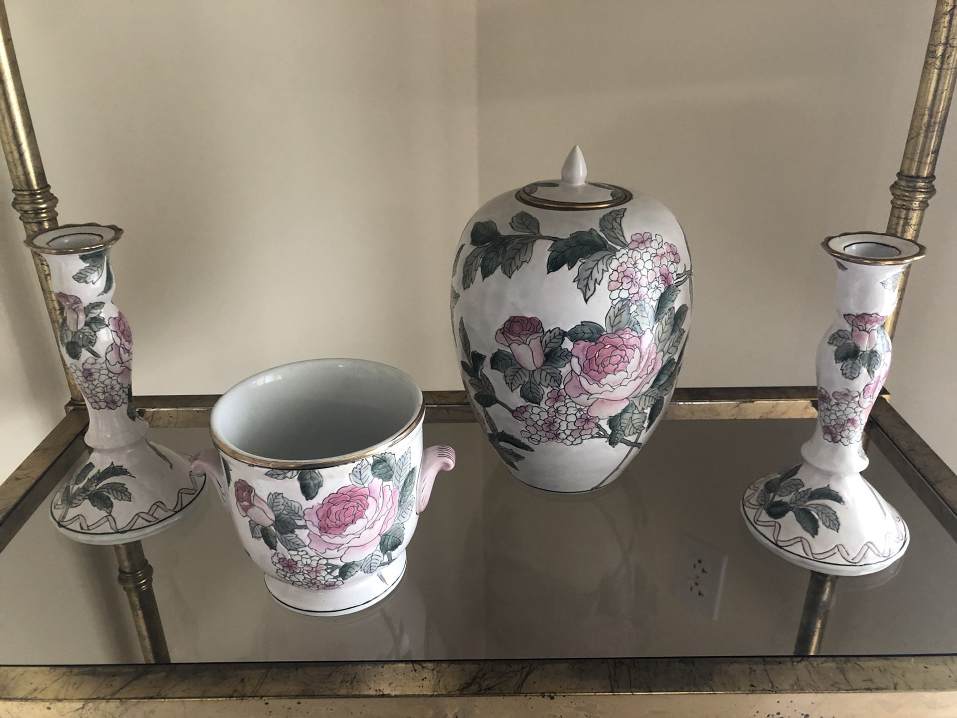 Multiple antique display pieces