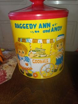 Raggedy Ann And Andy Cookie Jar