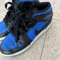Air Jordan 1s Black And Blue
