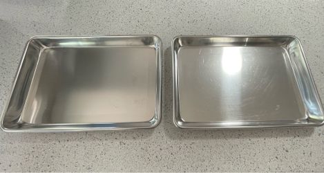 New Star Foodservice Commercial Grade 12-Gauge Aluminum Open Bead Sheet/ Bun Pans - 18" x 26"x 2”