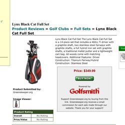 Lynx Black Cat Set 