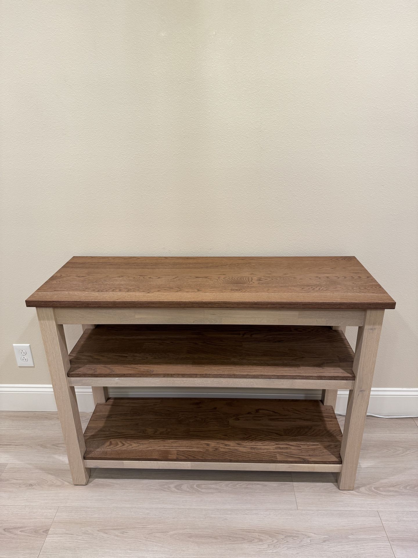 IKEA Solid Wood Console Table / Shelving Unit – Excellent Condition