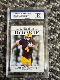 Cam Skattebo, New York Giants, rookie Iowa State graded gem mint 10