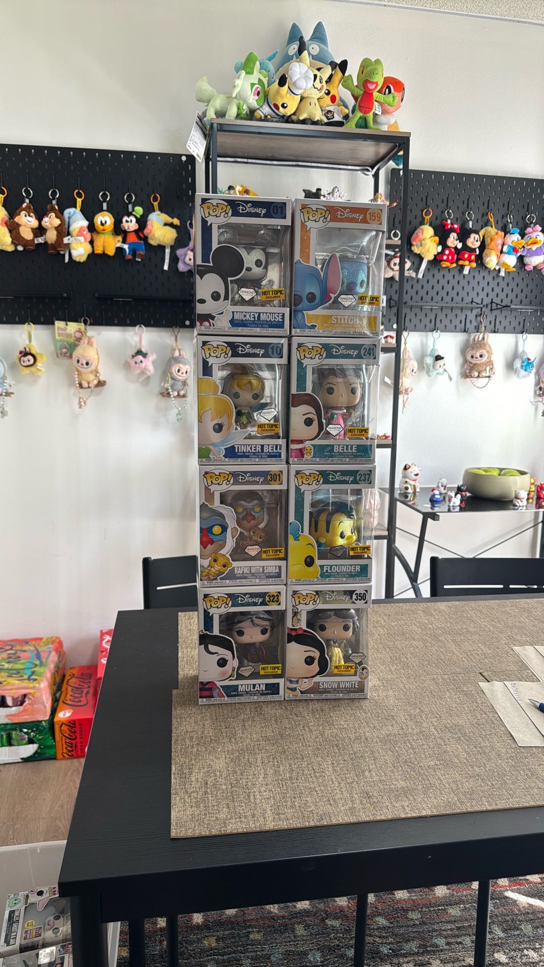 Various Disney Hot Topic Exclusive Diamond Collection Funko Pops