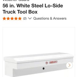 2× Weather Guard Side Tool Box 56" 
