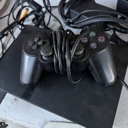 PlayStation 2 Console With One Controller And 12 Games 