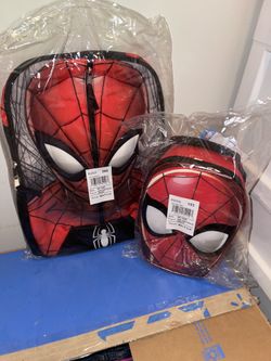 NEW Spider-Man Backpack & Lunchbox