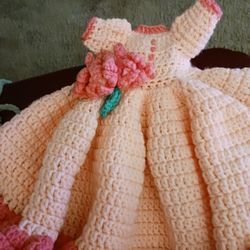 Crochet Doll Dress
