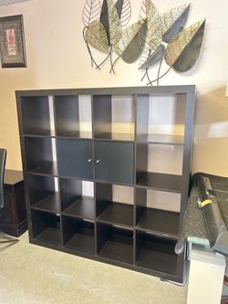 4x4 Ikea shelving unit