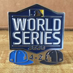 Los Angeles Dodgers 4 -2 World Series Pin