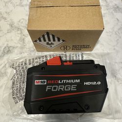 Milwaukee M18 18V Red Lithium FORGE HD 12.0 Ah Battery