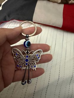Evil Eye 🧿 butterfly 🦋 keychain $12