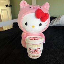 Hello Kitty cup of noodles Plush 