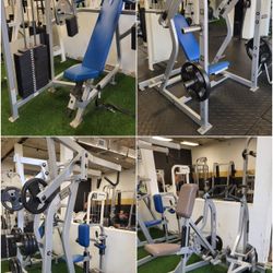 Complete Gym For Sale- Hammer Strength, Cybex, Life Fitness, Magnum, Troy, Nautilus, Flex, Smith Machine, Leg Press, Squat Rack