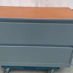 Metal File Cabinet Two Drawers
