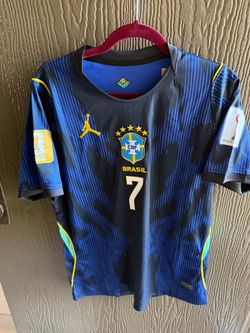 Brazil CBF Jordan #7 Soccer Jersey FIFA World Cup 2026