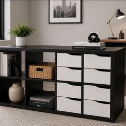 Modern Black Storage Unit / Credenza