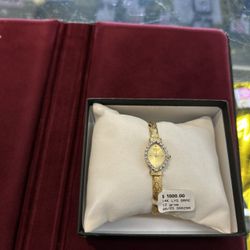 Cambridge Geneve Bracelet Watch 14K 