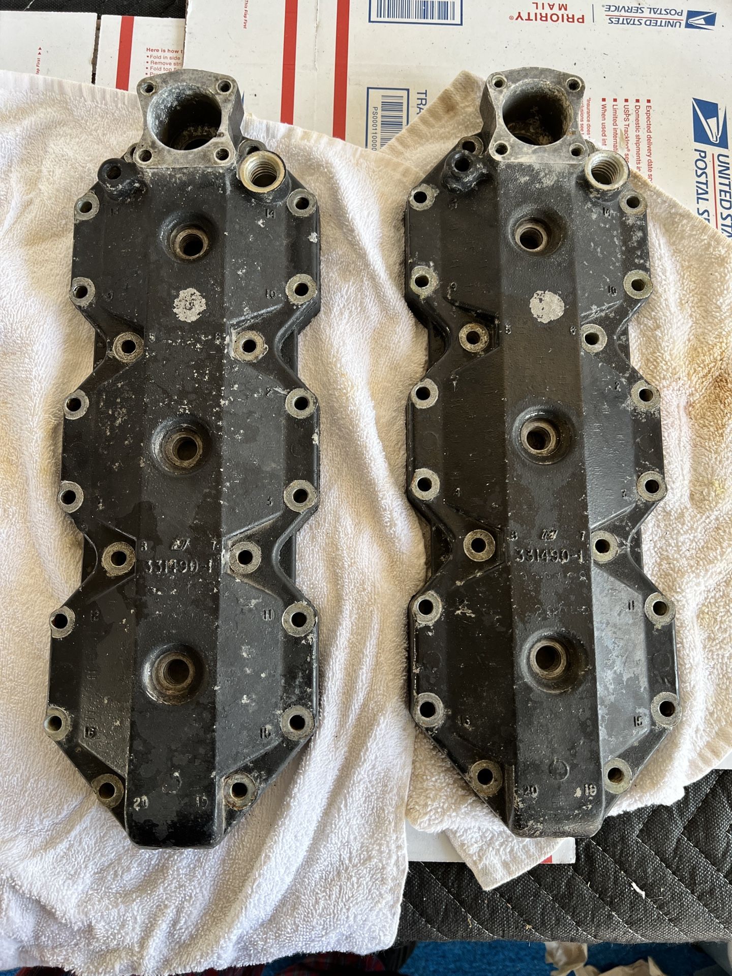 OMC 331490-1 Johnson Evinrude 1(contact info removed) Cylinder Head 200 ...