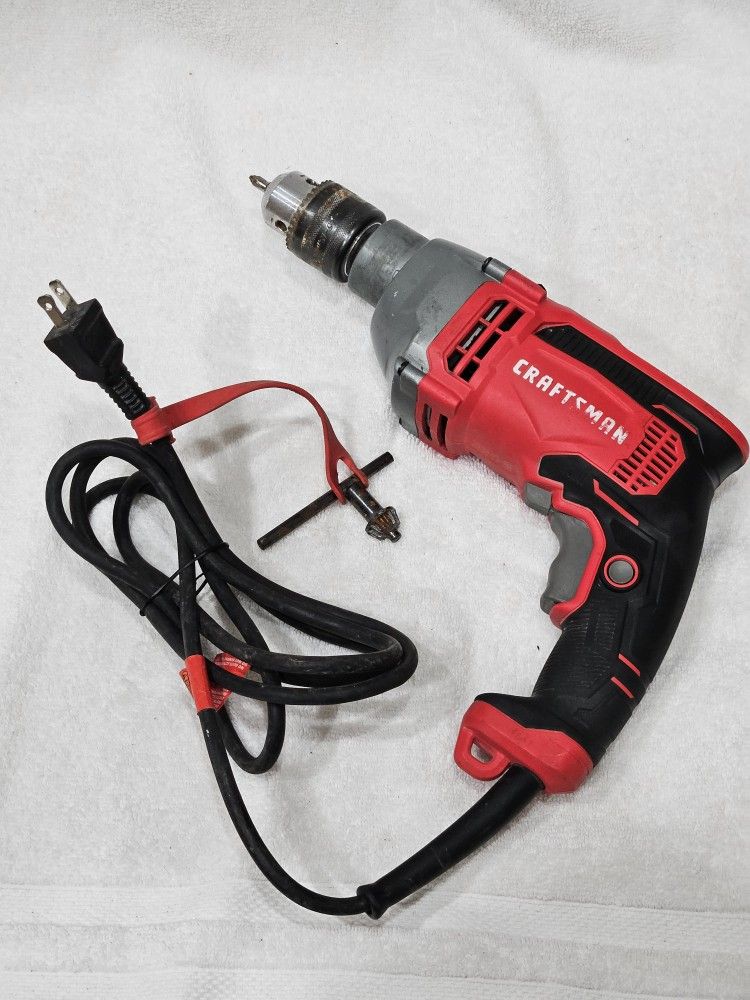 CRAFTSMAN Drill / Driver, 7 Amp, 1/2 inch, Corded screwgun & Impact tool construction drilling box