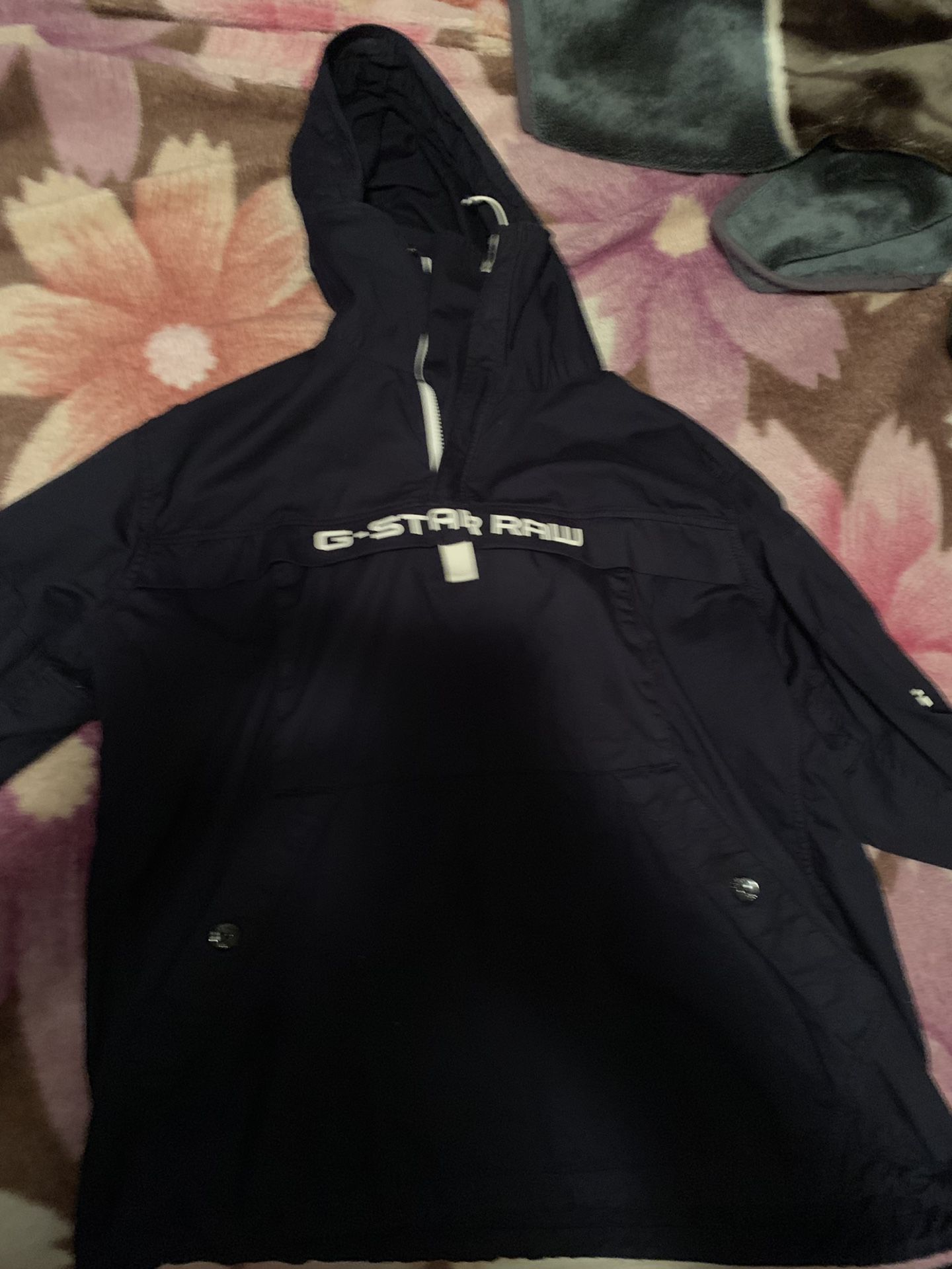 G star Deconstructed Hooded Anorak Jacket size L