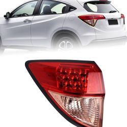 Tail Light Compatible with 2016 2017 2018 Honda HRV Replacement for 33552-T7S-A01 HO Outer Taillight Rear Brake Lamp Left Driver Side