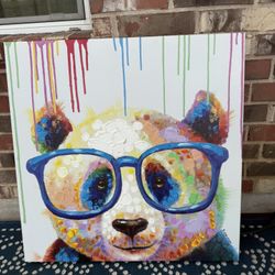 Panda Canvas Portrait