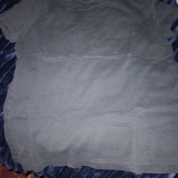 Shirt Woman's Short Sleeve Black L